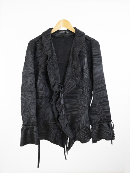 Blusa Senhora Drapeada, Preto, da Marca Fátima Veríssimo