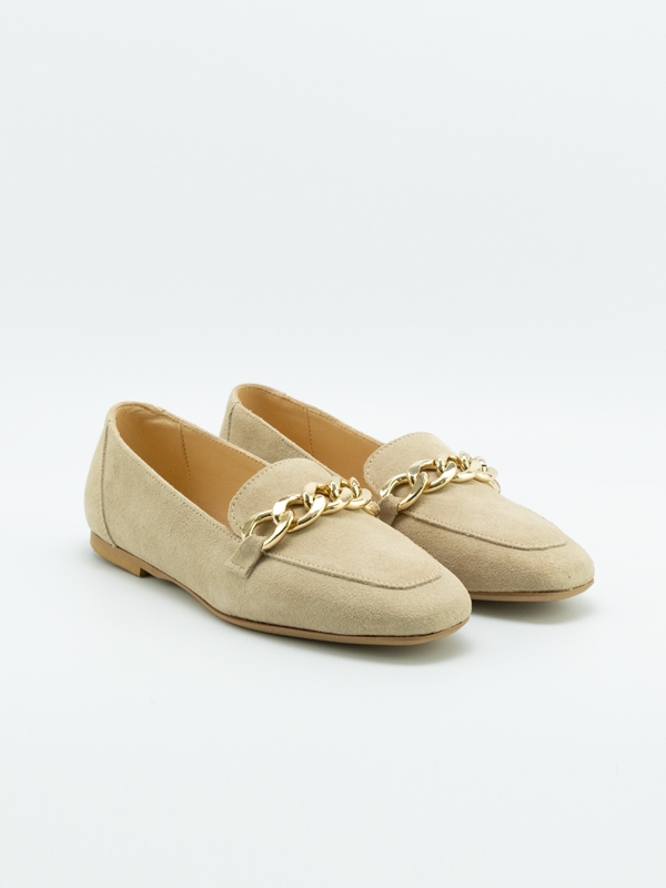 Sapatos Senhora Raso em Pele