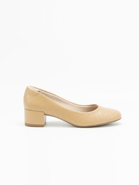 Sapatos salto baixo, conforto, sola flexível, beira rio