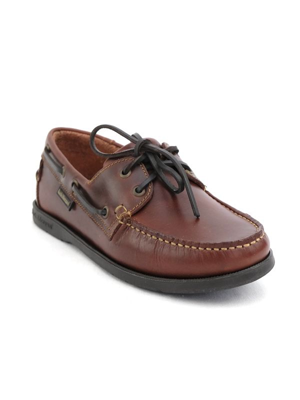 Sapato Vela para Homem Jack Morgan em pele Castanho Pull, Sola Lisa