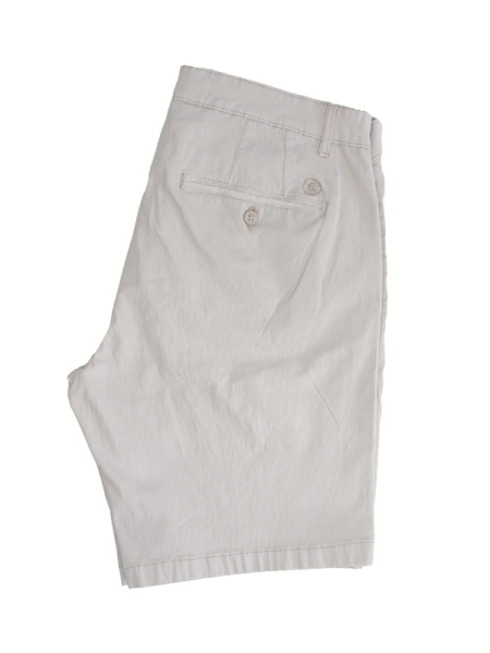 Calções Coronel Tapioca, cor bege, sem bolsos