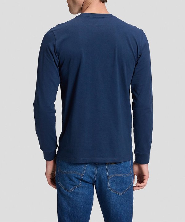SweatShirt Homem, Marca Lee, Cor Azul Escuro, Decote Redondo