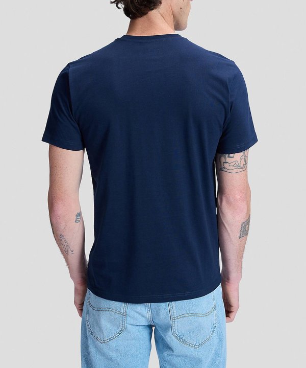 T-shirt Homem Lee, Cor Azul Escuro, Decote Redondo, Manga Curta