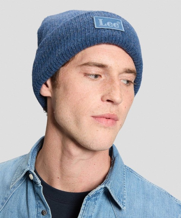 Gorro Homem Lee, em Lã, na Cor Azul Claro, Bering Sea — foto 2 de 3