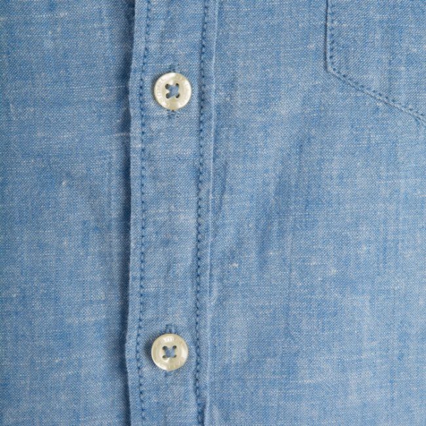 Camisa Linho Manga Comprida Branco Camel Active